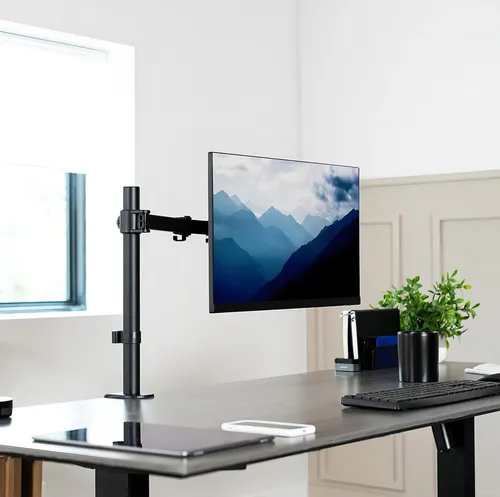 Vivo Single Monitor Arm Desk Mount, Holds Screens Up To 3