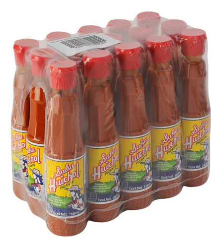 Salsa Huichol Tradicional Caja Con 15 Botellas De 150ml