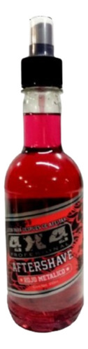 4x4 Loción Después De Afeitar Rojo Metálico After Shave300ml