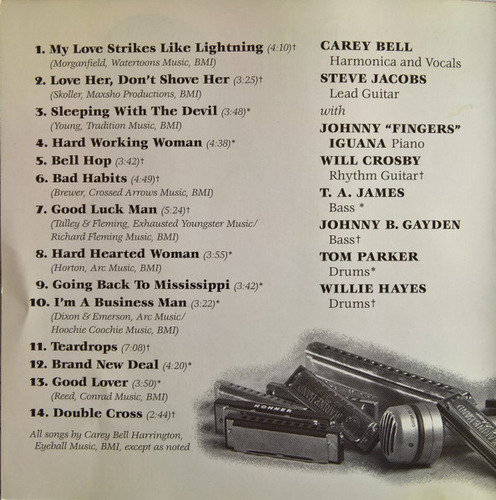 Cd Good Luck Man (carey Bell) Estándar