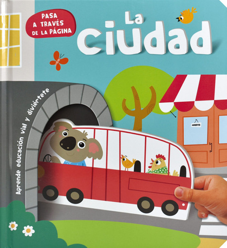 Toc Toc: Ciudad, de Hoslet, Susana. Serie Toc Toc: Granja Editorial Silver Dolphin (en español), tapa dura en español, 2020