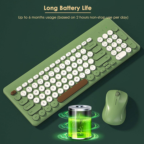 3.28 Combo De Teclado Y Mouse Inalámbricos, Teclado De