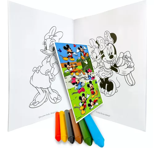 Livrinho para Colorir Mickey e Minnie