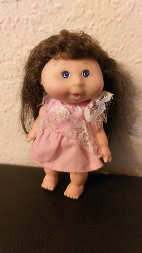 Mini Cabbage Patch, Mattel 1995, Vinil, Cabello Largo (Usado)