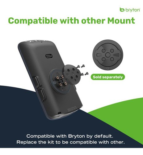 Ciclómetro Bryton Rider S810 Gps Pantalla Táctil 3.5 Pulgada Negro