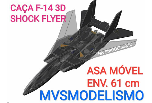 Planta Pdf Jato F-14 Tomcat 3d Shock Flyer P/ Depron+fg+brin