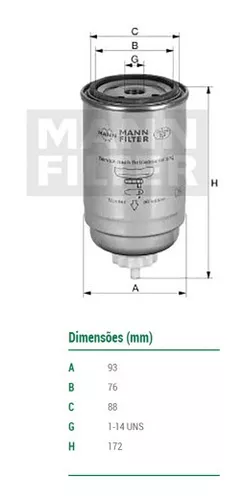 Ktc837002 Filtros De Combustivel Massey / Valtra 837079718