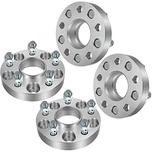 4x 5 Lug Hubcentric Wheel Spacer Adapters 25mm 5x114.3 ...