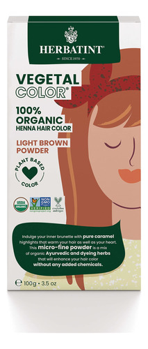 Herbatint Henna Color Tinte Organico Para El Cabello, Polvo 