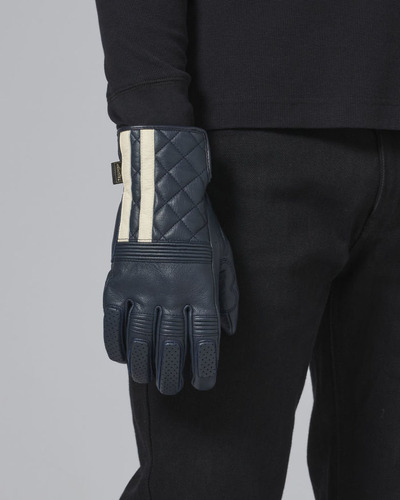 Luva Triumph De Couro Sulby Blue Bone Glove Tamanho Ggg