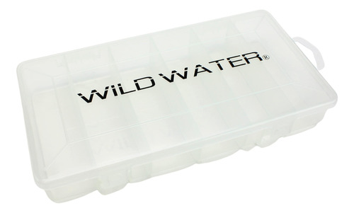 Water Caja Mosca Transparente 6 Seccion 8 X 4 1 