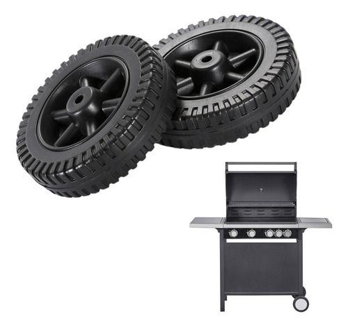 Rueda Universal Para Parrilla De Barbacoa, 2 Uds., Con