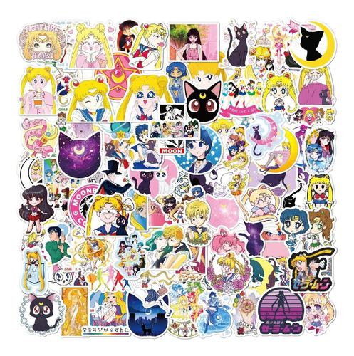 Imagen 2 de 4 de 100 Stickers Anime
