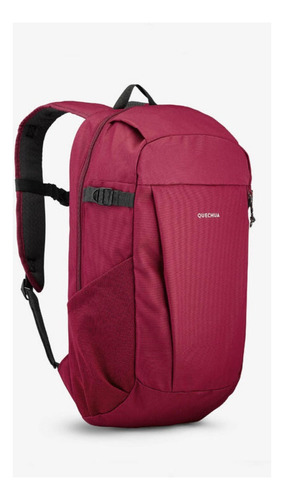 Mochila Senderismo Deporte Trekkiing 20lt Quechua Outdoor Color Vino Diseño De La Tela Lisa