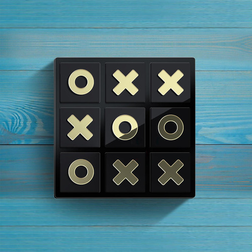 Juego Acrílico Toe, Juegos Xo, Juegos De Negro