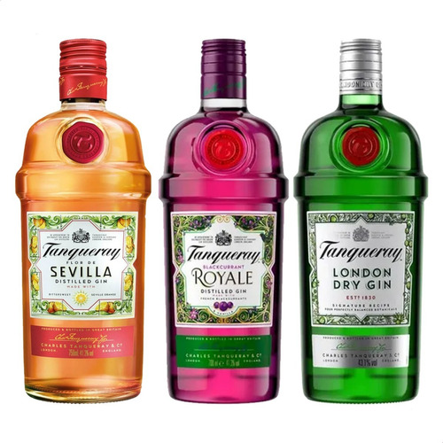 Tanqueray Flor De Sevilla Gin + Blackcurrent + Original