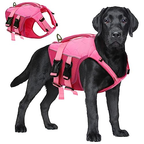 Asenku Chaleco Salvavidas Para Perros Con Asa De Rescate, Ch
