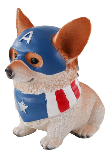 Hucha En Forma De Perro Corgi De 7 Pulgadas, Divertida Hucha