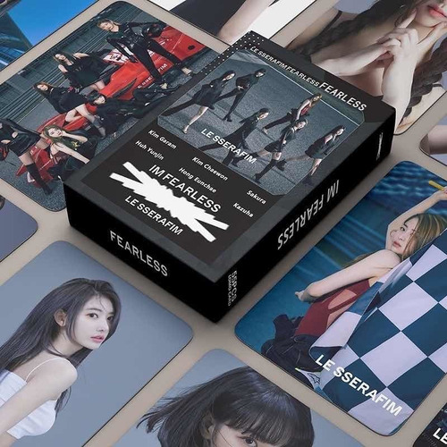 55 Photocards Le Sserafin - Fearless Lomo Cards