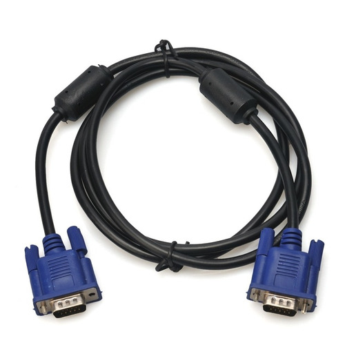 Cable Vga 1.5 Metros Doble Filtro Macho A Macho Monitor  