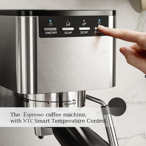 Kismile Máquina De Café Expreso De 20 Bares Cafetera De Café
