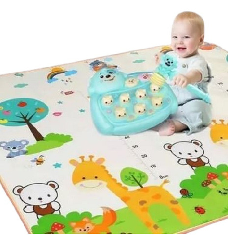 Alfombra Reversible Con Estampado De Dibujos Animados