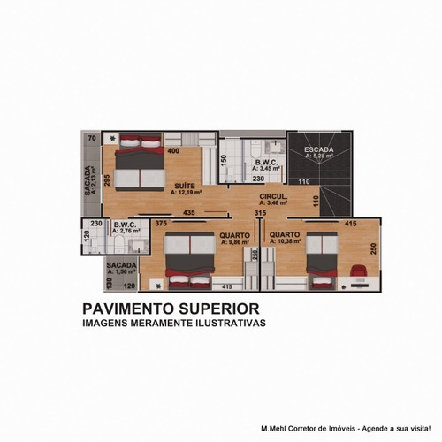 Imagem 7 de 30 de Sobrado Em Condomínio Com 3 Dormitórios À Venda Com 115.28m² Por R$ 597.990,00 No Bairro Bairro Alto - Curitiba / Pr - M2ba-afbg56