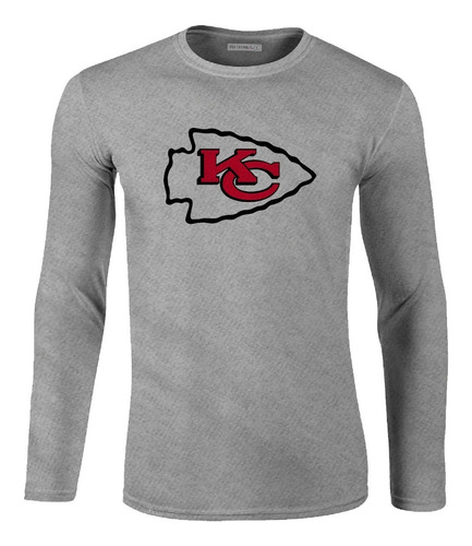 Camiseta Manga Larga Kansas City Chiefs Nfl Hombre Ikl 