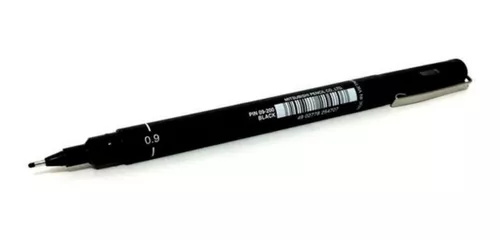 Estilografo De Graduación Negro Uni Pin De Uniball 0.4mm
