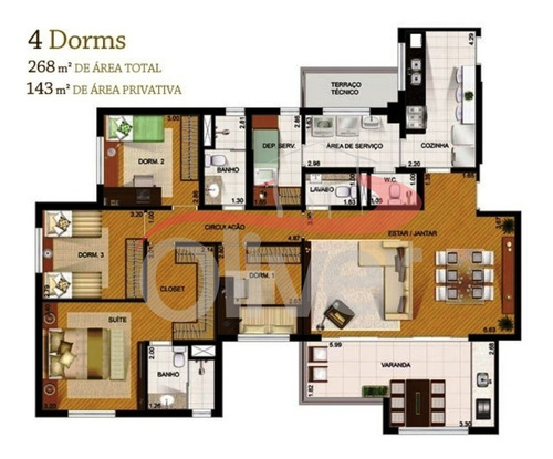 Imagem 2 de 30 de Botânica, Torre Figueira, Apartamento 4 Dormitorios, 2 Vagas De Garagem, Cristo Rei, Curitiba, Parana - Ap00295 - 32990090