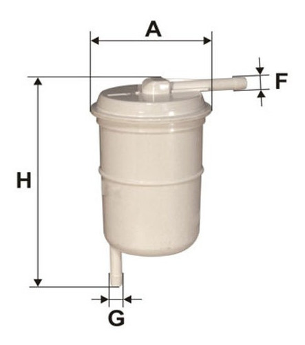 Filtro Gasolina Nissan Sentra Tsuru 87-89