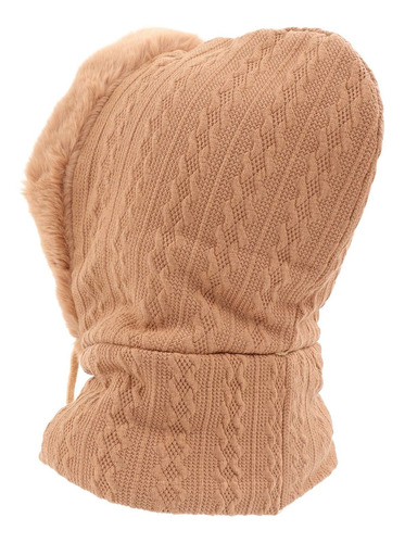 Gorro De Invierno Para Mujer, Máscara Térmica Integrada, Buf