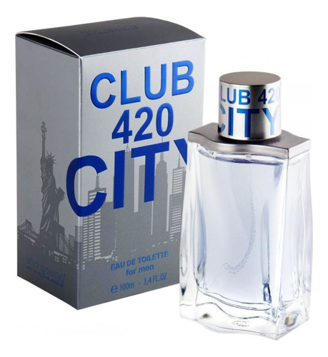 Perfume Club 420 City For Man 100ml - Sem Celofane