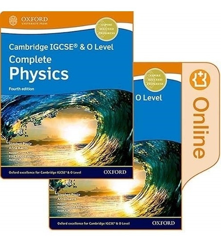 Complete Physics For Camb.Igcse 4/Ed. - Student's Book + Online Pack, de Pickering, Ron. Editorial OXFORD, tapa blanda en inglés internacional, 2020