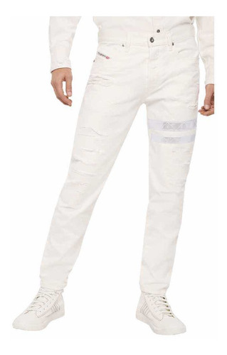 Jean Diesel Hombre Blanco Mharky Hecho En Rumania