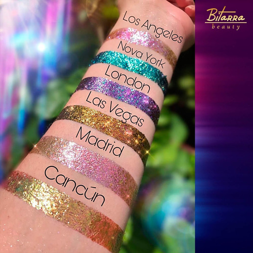Imagem 3 de 6 de Pigmento Multicromático Bitarra Beauty Collection Cores