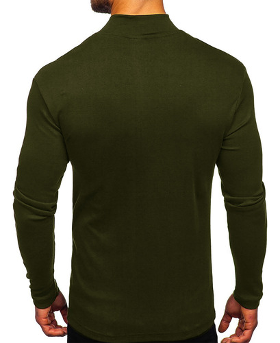 Una Camisa De Cuello Alto Con Cuello Alto Para Hombre, De Co