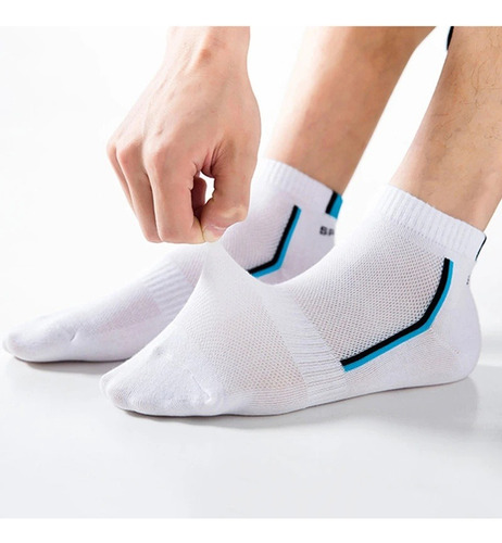 Calcetines Deportivos Para Hombre, 5 Pares, Transpirables Y