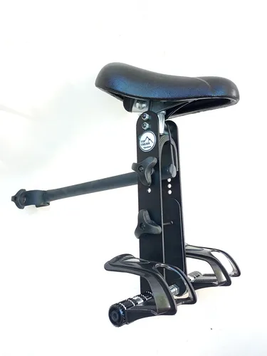 Bici plegable 2024 con silla niño