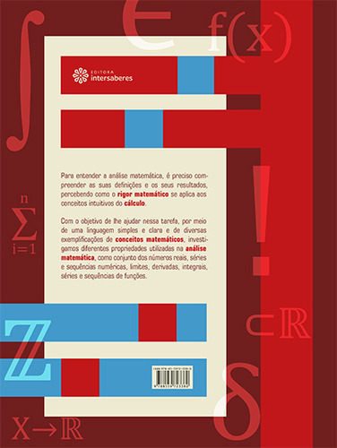 Análise matemática, de Panonceli, Diego Manoel. Editorial Editora Intersaberes Ltda., capa mole em português, 2017 (Usado)
