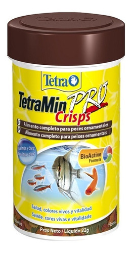 Min Pro Crisps 22g/100ml Alimento Completo P/ Peixes Ornam.