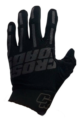 Guantes Cross Roads Bike Dedo Largo Negro 