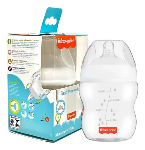 Mamadeira Rn Bico Silicone Que Imita Peito Seio 150ml | MercadoLivre