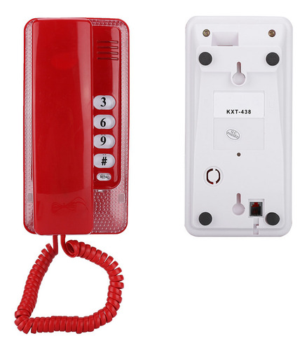 Extensión De Teléfono Fijo De Montaje En Pared Sin Identific