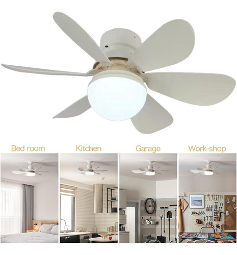 Ventilador De Techo Con Luz Led Grande Control Remoto