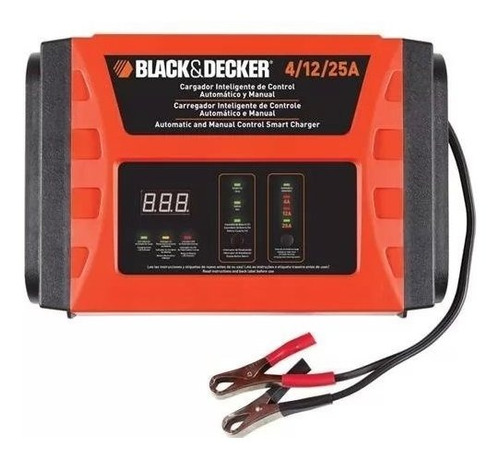 Cargador De Bateria 12v 25 Amp Bc25-ar Black + Decker