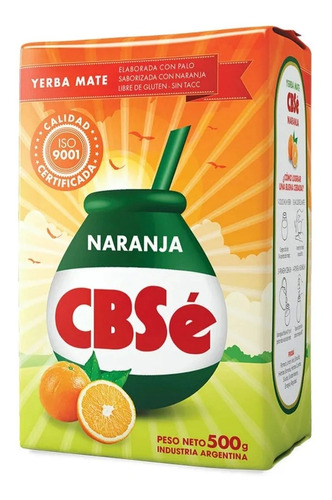 Yerba Mate Cbse Naranja 500g 