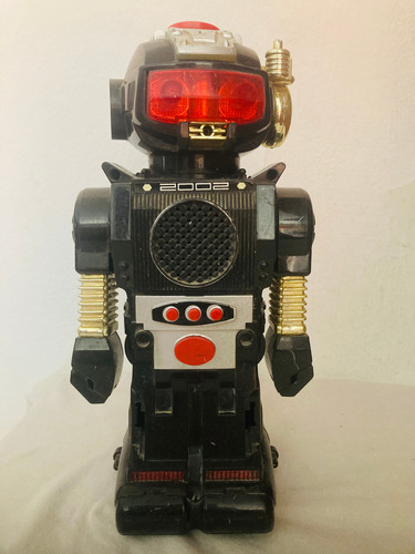 Robot Magic Mike Ii New Bright 1984 Robot Vintage Robot Magic Mike Ii Negro (Usado)