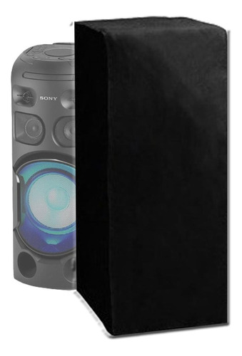 Capa Para Som Torre Sony V41d Preta Impermeável