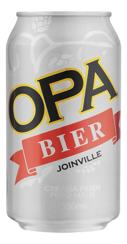 Cerveja artesanal Opa Bier Pilsen lata 350ml